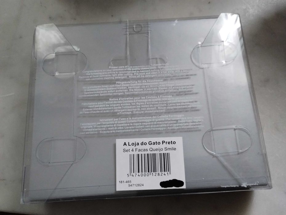 Conjunto de facas para cortar queijo