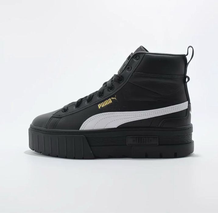 Високі кросівки жіночі Puma Mayze Mid Black, 38р