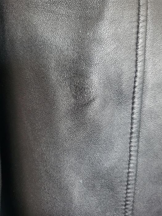 czarna skórzana kurtka marki Leather Man