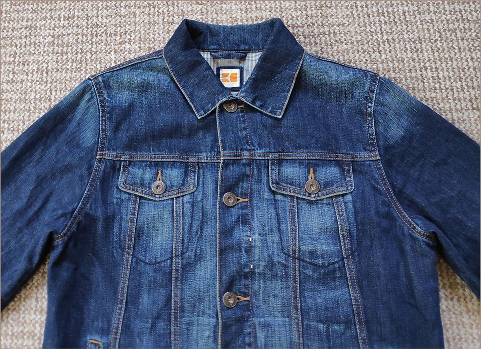 Hugo Boss orange downtown denim jacket джинсовая куртка оригинал L