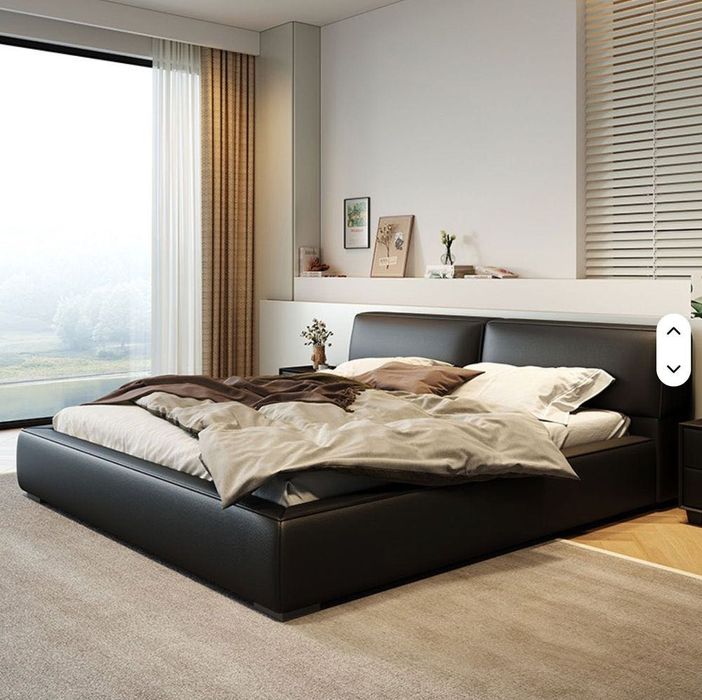 Cama Dupla em Pele + Colchão Gratuito