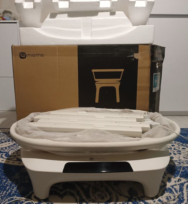 Розумна колиска ліжечко 4Moms MamaRoo Sleep Bassinet заколисуючий цент