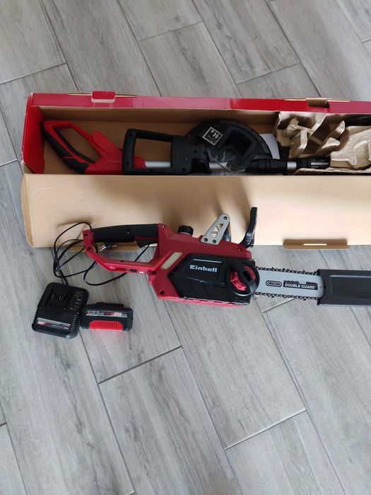 Pack einhell eletro serra e aparador