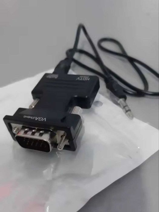 Перехідник hdmi на vga з аудіо кабелем, переходник