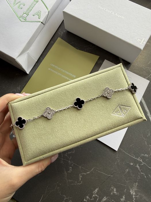 Срібний браслет Van Cleef
