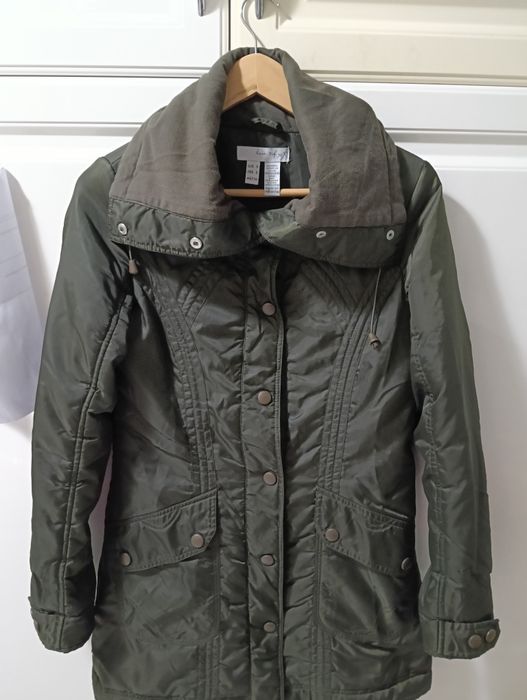 Kispo Parka Verde tropa  Zara Trafaluc