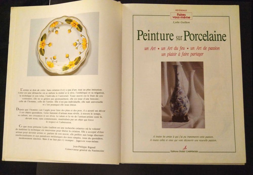 Lydie Guillem - Découvrir et s'initier à la peinture sur porcelaine