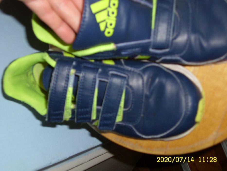 buty adidasy Adidas 32 19,5cm granatowe półbuty