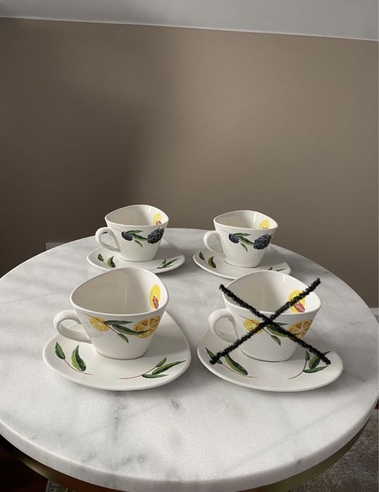 Zestaw 3 filiżanek do kawy/herbaty lipton