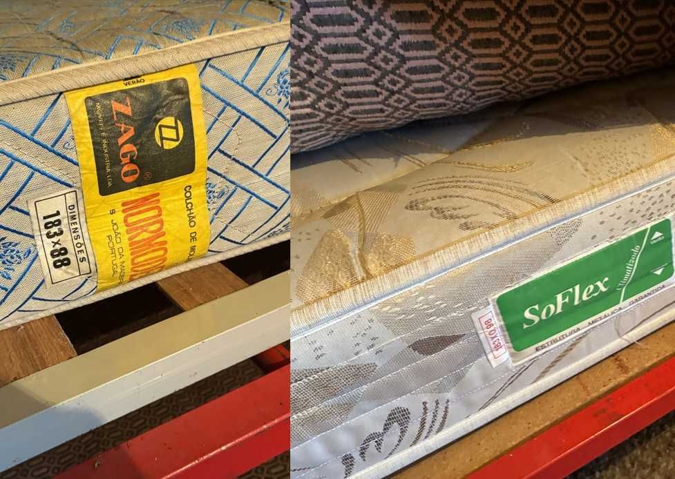 Beliche de Ferro com 2 colchões