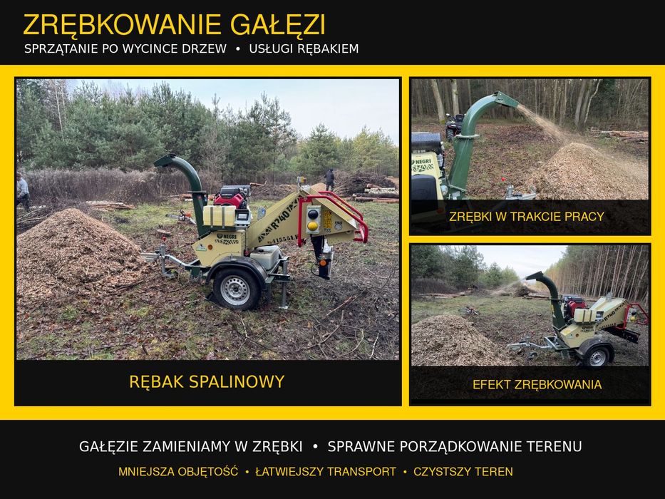 Wycinka drzew • frezowanie pni • karczowanie • cennik | Łódzkie