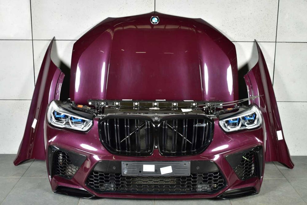 КОМПЛЕКТ кузовних запчастин BMW X6 - Капот + Бампер + Крила + Фари