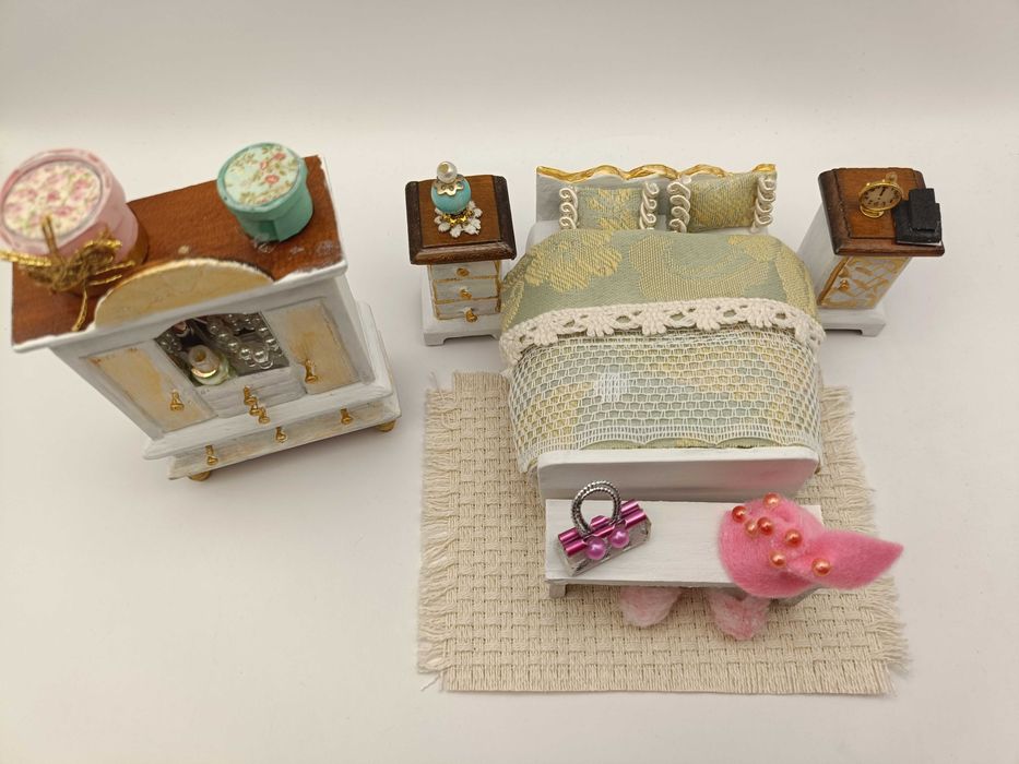 Miniaturas mobiliário para dioramas