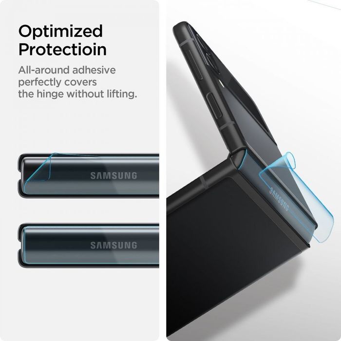 2X Szkło Na Aparat Spigen Optik Do Galaxy Z Flip 3 Black