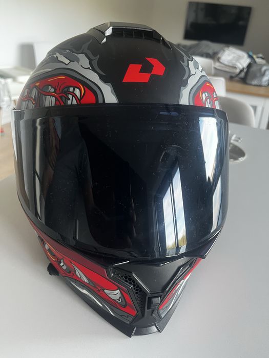 Capacete de mota c/ intercomunicador