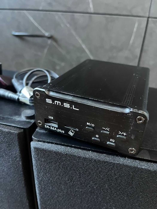 Zestaw stereo/głośniki/bluetooth/SMSL SA-36A/kolumny Dayton Audio 6,5″