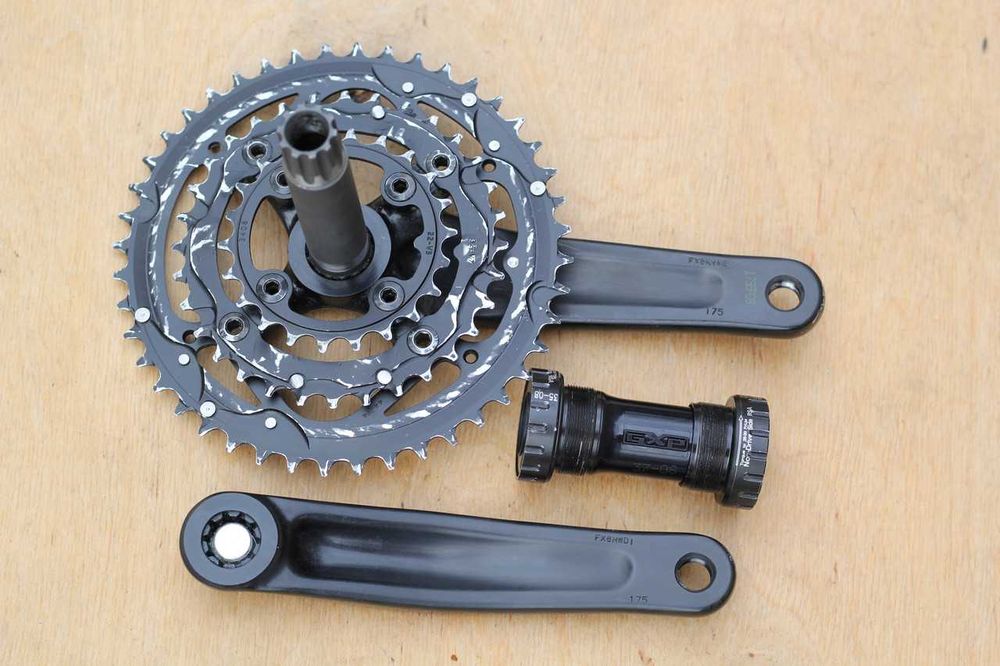 Система (Шатуни) Truvativ FIREX GXP 175mm 44/32/22Т + Каретка Truvativ