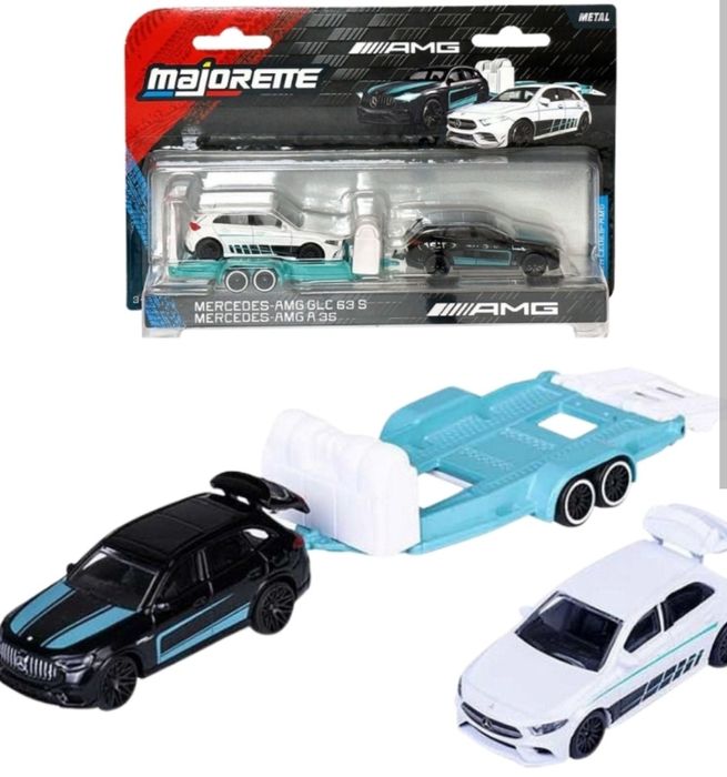 Mercedes-Benz AMG zestaw z lawetą Majorette