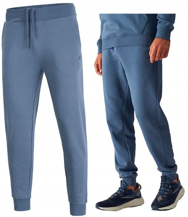 4F Ocieplane Męskie Spodnie Dresowe Dresy Joggery Bawełna / Rozm Xxxl 3Xl