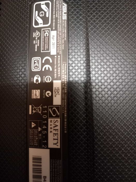 Monitor asus vs247 hdmi 23 cale