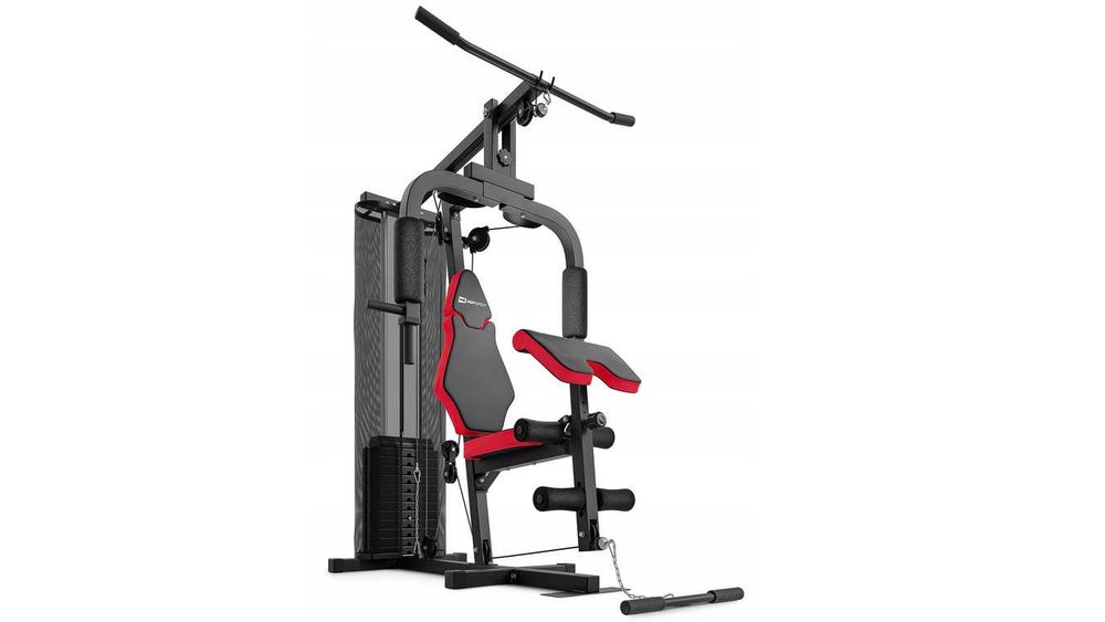 Atlas jednostanowiskowy Hop-Sport HS-1044K Wyciąg Góra Dół Modlitewnik stos 66kg Siłownia