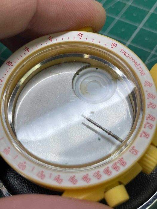 Caixa Plástica Relogio MoonSwatch Mission to the Sun