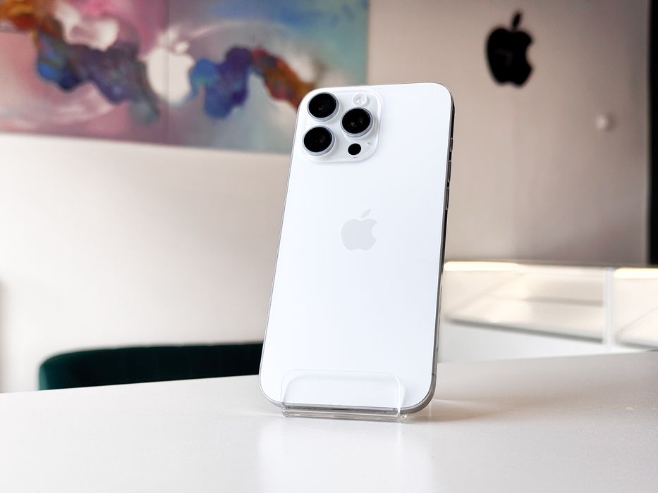 iPhone 16 Pro Max 256 GB Biały Tytan Super Stan Sklep Gwarancja