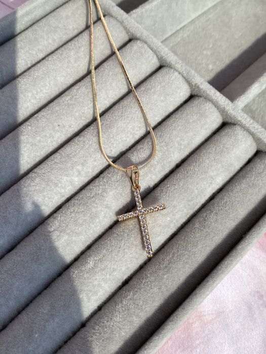 Підвіска хрестик на ланцюжку