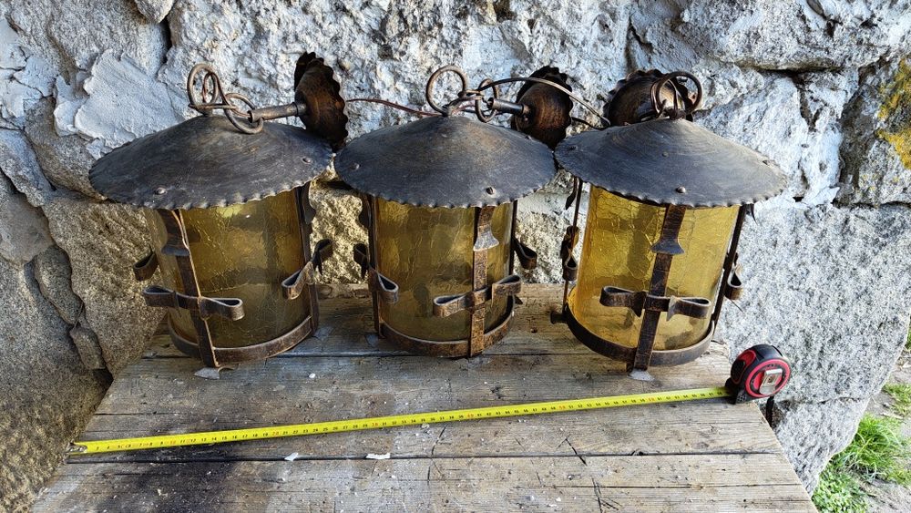 3 candeeiros Vintage