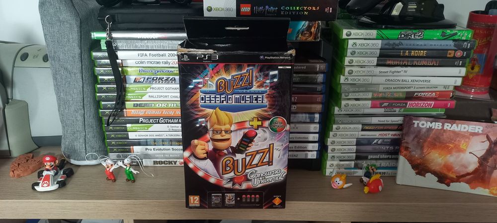 Caixa do jogo Jogo e das campainhas Buzz Concurso Univeral