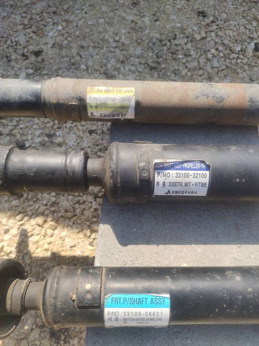 Кардан передній задній рекстон rexton 1 2 3 w ssangyong tod awd kyron