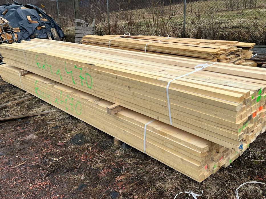 Wieźby dachowe łaty deski