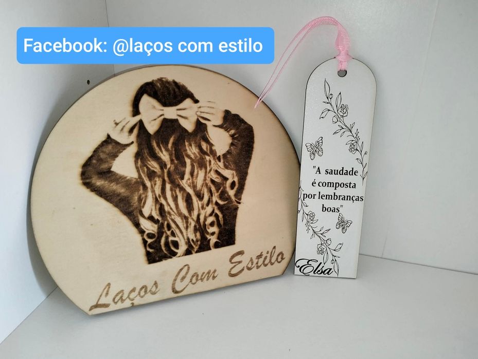 Separador de livros personalizavel MDF