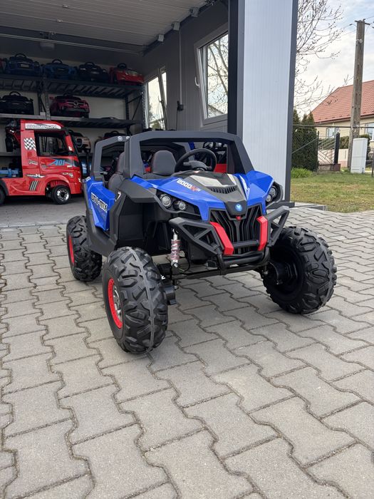 AUTO DLA DZIECI na akumulator Buggy UTV-MX 2000N na prezent PRAWO JAZDY niebieski