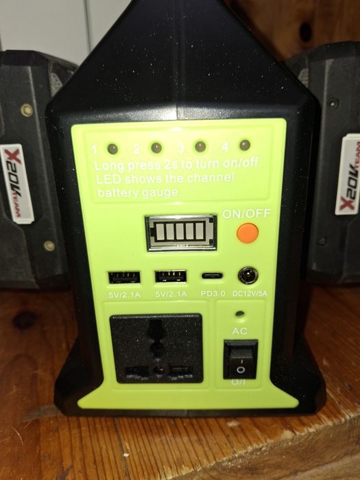 Портативная зарядная станция, инвертор с аккумуляторами Parkside