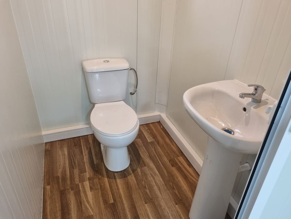 Conteiner, stand vendas bungalow