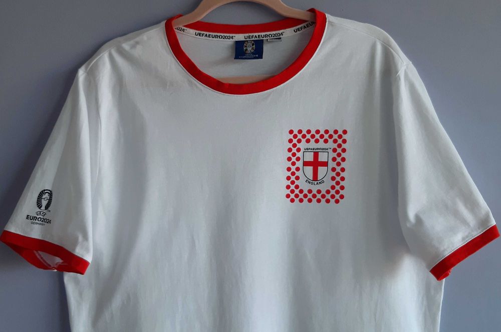 Biały T-Shirt UEFA Euro 2024 - England