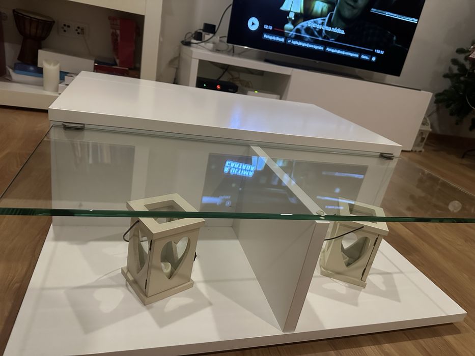 Mesa de centro quadrada