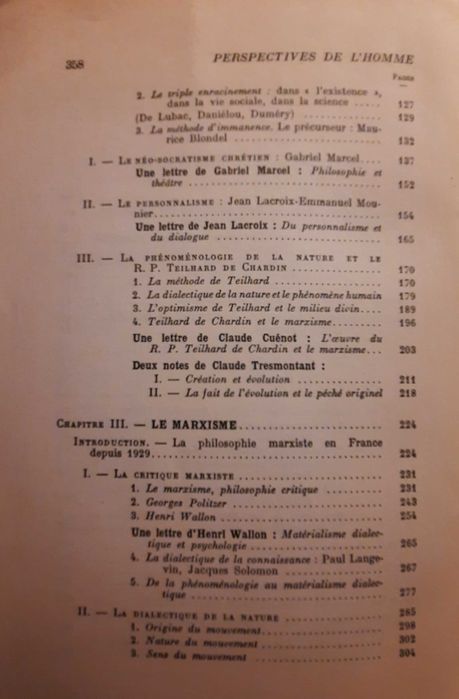 Livro - Perspectives de L'Homme - Roger Garaudy