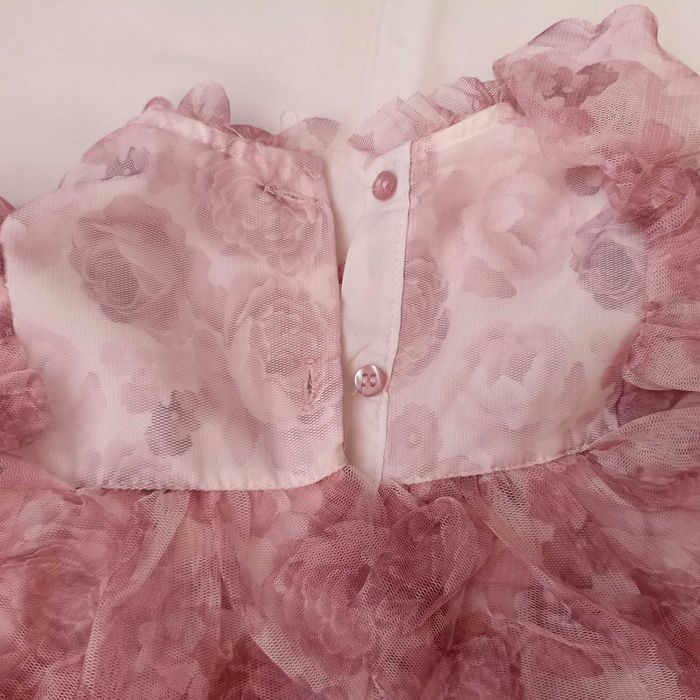 Sukienka dziewczęca wizytowa elegancka tiulowa 92/98