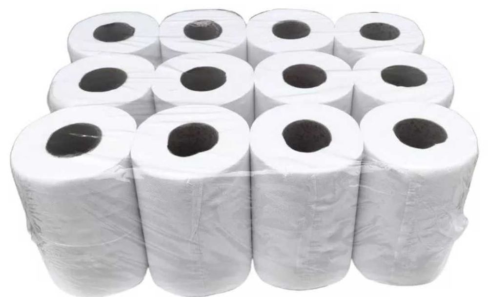 50M x24szt. Papier recznikowy 2W biały 2x12szt. MINI