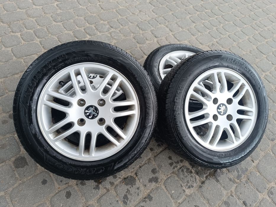Alufelgi Peugeot 4x108 175/65 14 letnie