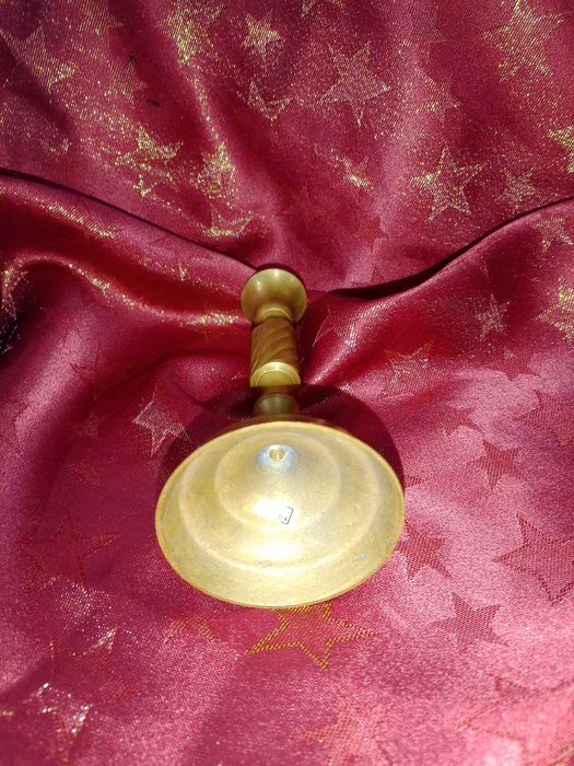 Mosiężny świecznik 17 cm
