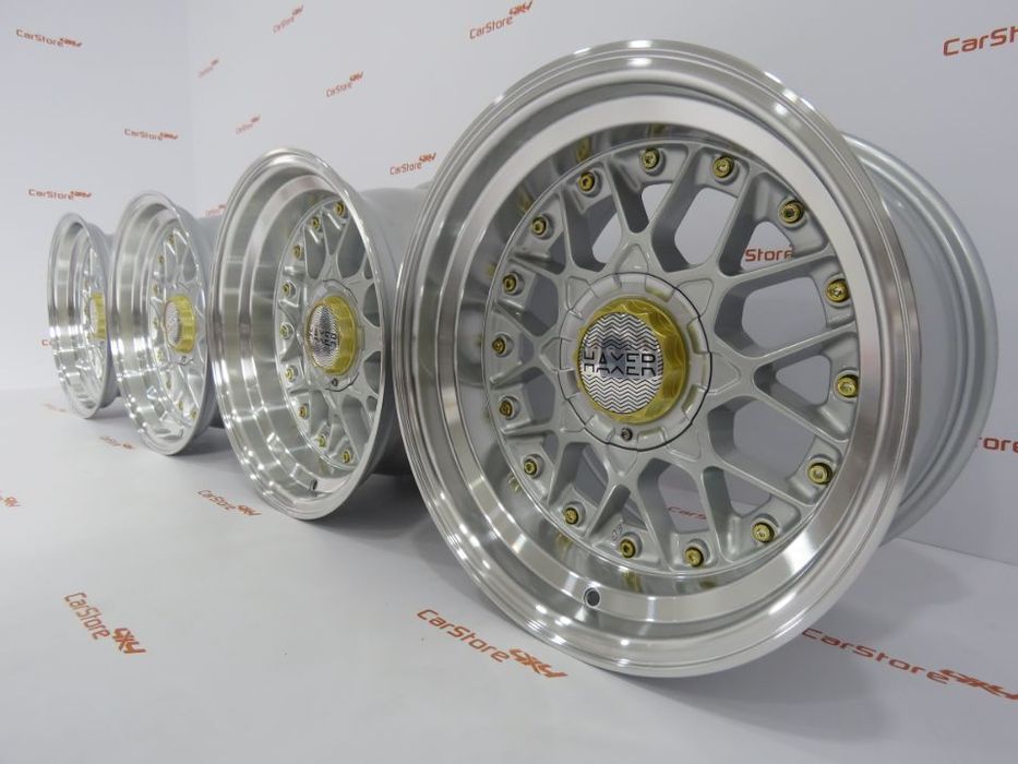 Jantes Haxer HX025 16'' x 8et15 + 9 et10 4x100 + 4x114.3 Silver