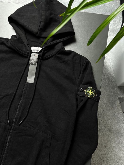 Зіп худі stone island в чорному та сірому кольорах