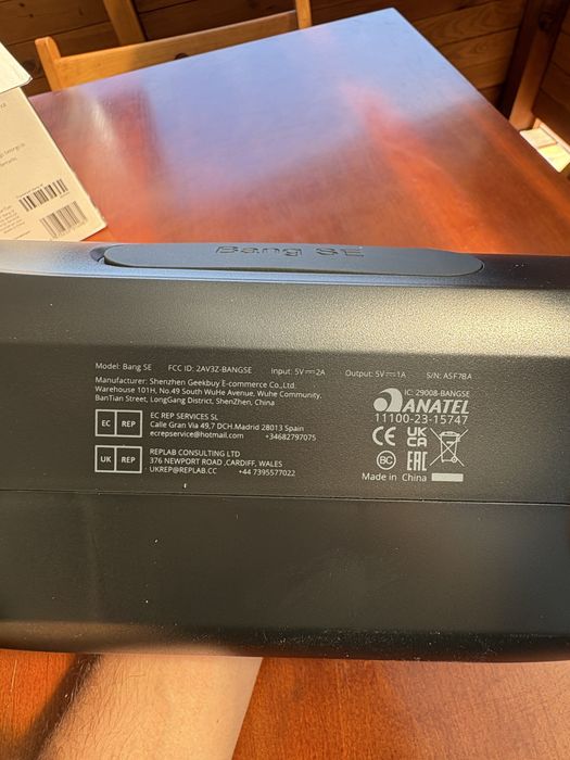 Głośnik przenośny Tronsmart Bang SE czarny 40 W