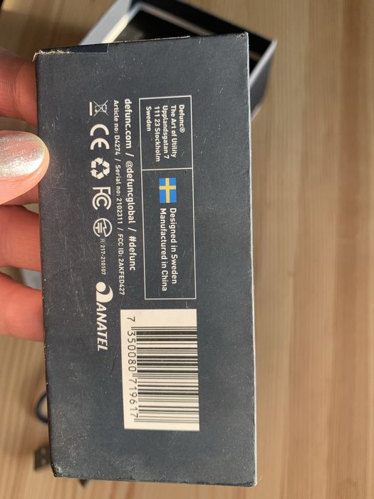 Гарнітура Tws Defunc true basic blue бездротові навушники