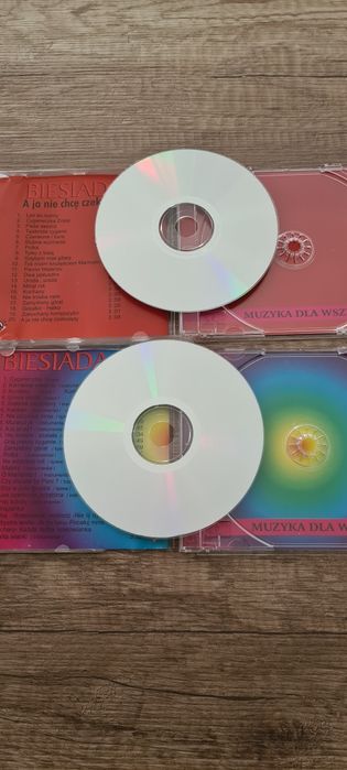 Dwie płyty cd biesiada hologram bdb