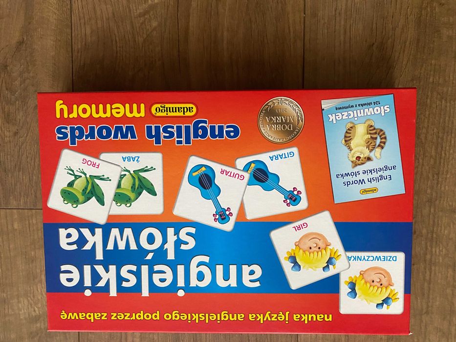 Gra Angielskie słówka, English words Memory