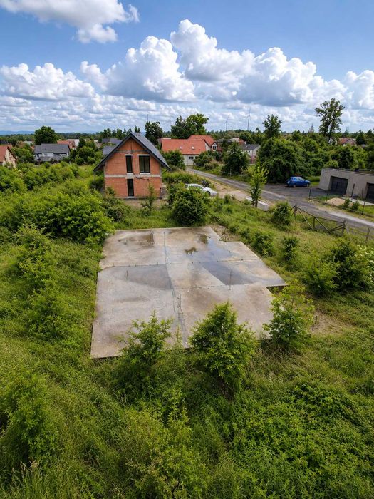 Działka budowlana 1068 m² + pozwolenie + płyta fundamentowa | Kunów k. Zgorzelca